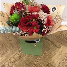 Christmas Florist Choice Hand-Tied